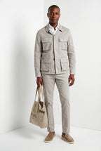 Flyshirt Delamere Herren Jacke Overshirt aus Stretch-Gabardine