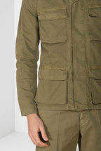 Flyshirt Delamere Herren Jacke Overshirt aus Stretch Gabardine