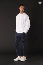 Marlon felpa uomo in cotone logo edition ①