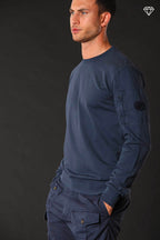 Marlon felpa uomo in cotone logo edition  ①