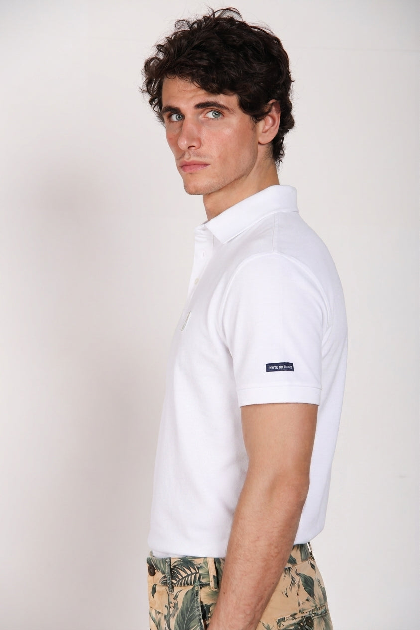 Leopardi polo uomo in piquet ①