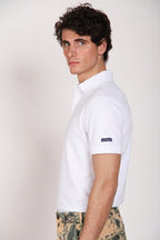 Leopardi polo uomo in piquet ①