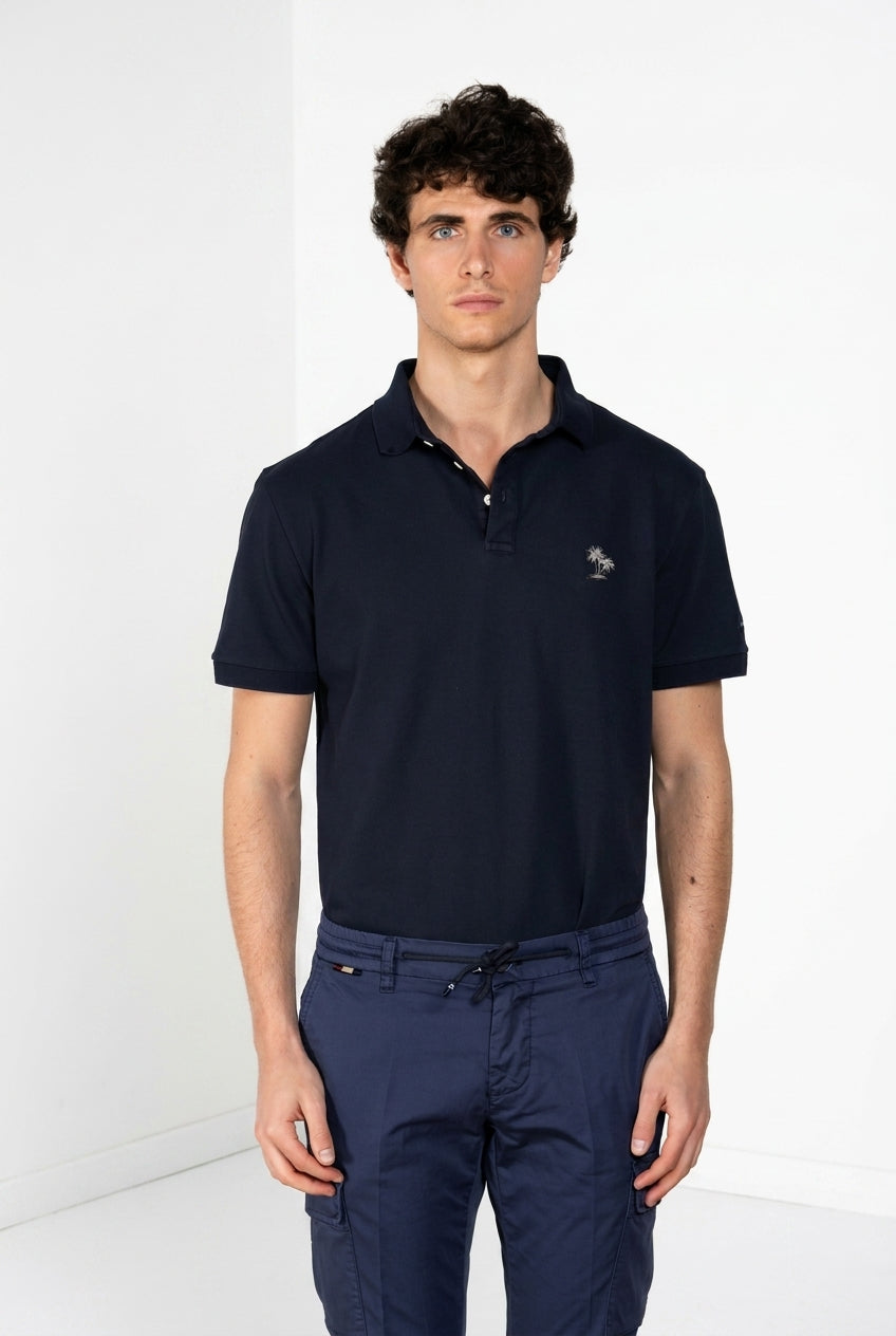 Leopardi Poloshirt Herren aus Piqué ①