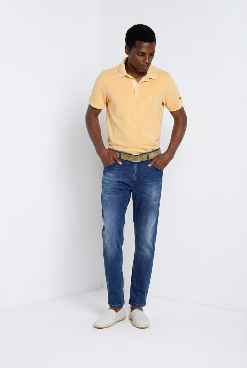 Leopardi Delamere Herren Polohemd aus Piqué