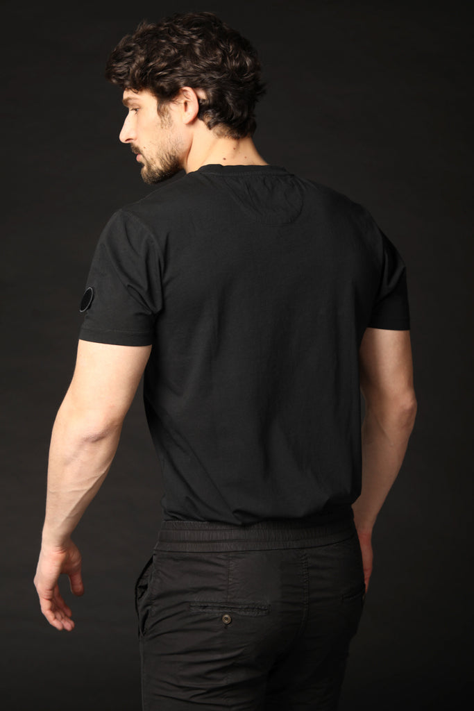 Bild 4 von Herren-T-Shirt, Modell Tom MM in Schwarz mit regular Passform von Mason's