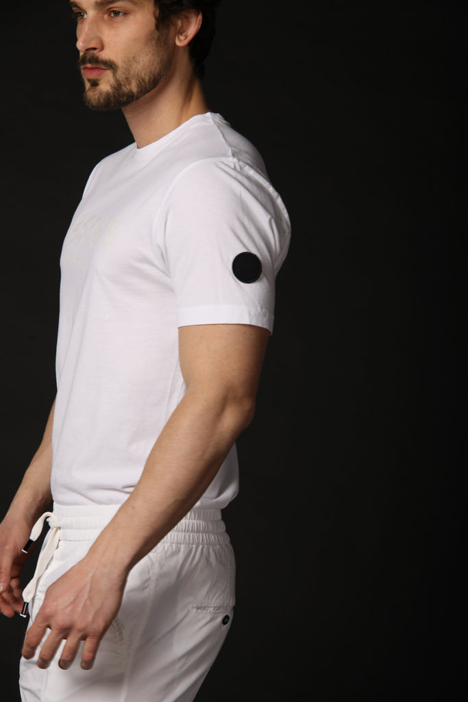 Bild 4 des Herren-T-Shirts, Modell Tom MM in Weiß, Regular-Fit von Mason's