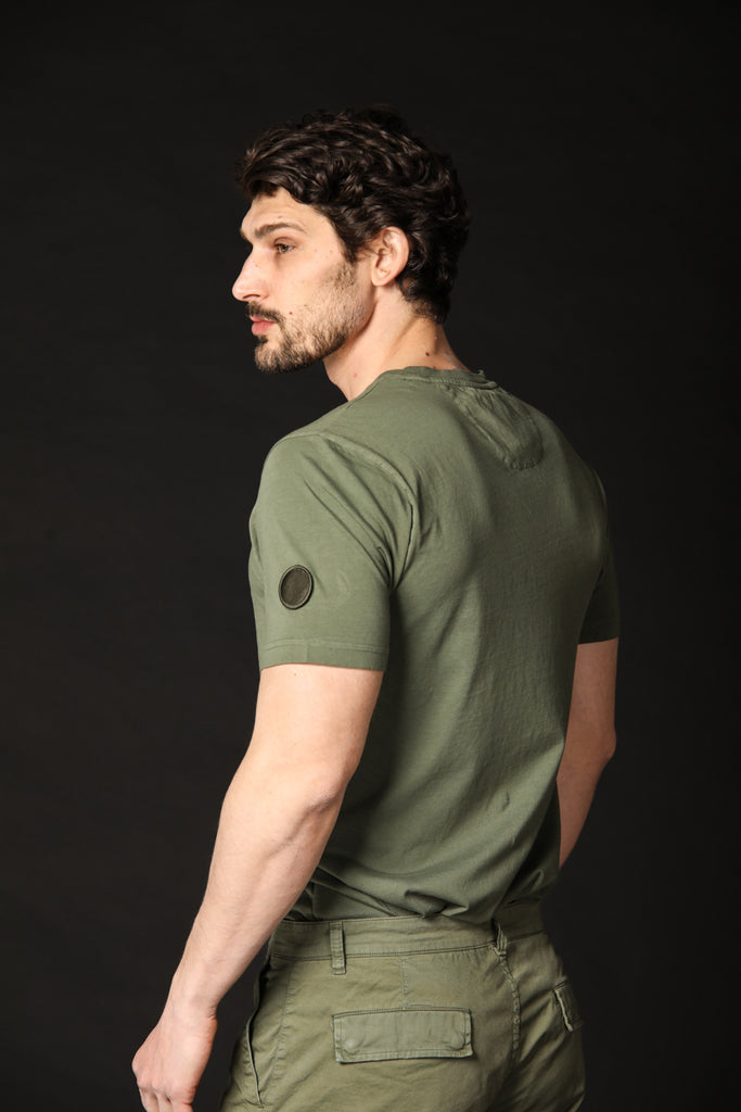 Bild 3 des Herren-T-Shirts, Modell Tom MM in Grün, Regular-Fit von Mason's
