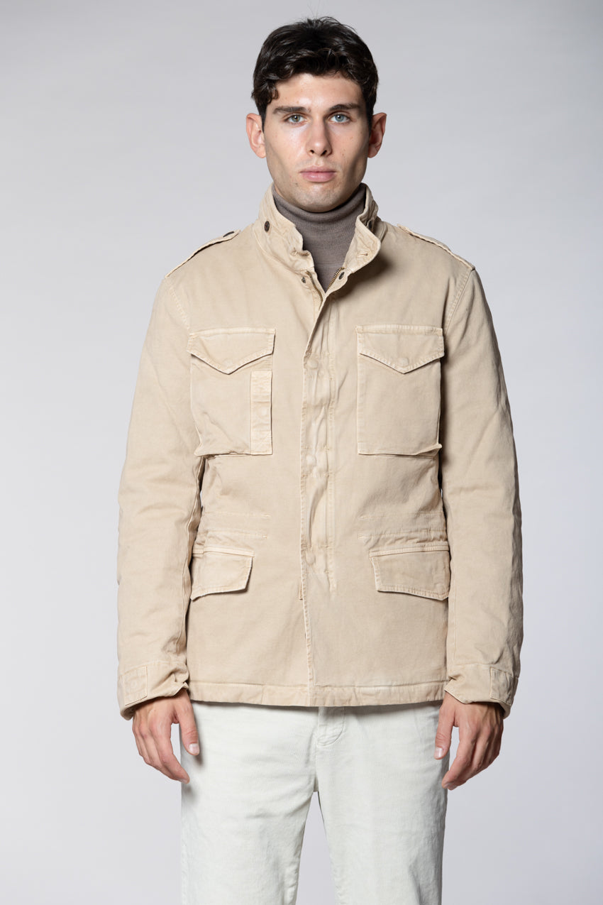 Field Jacket M74 uomo in cotone stretch
