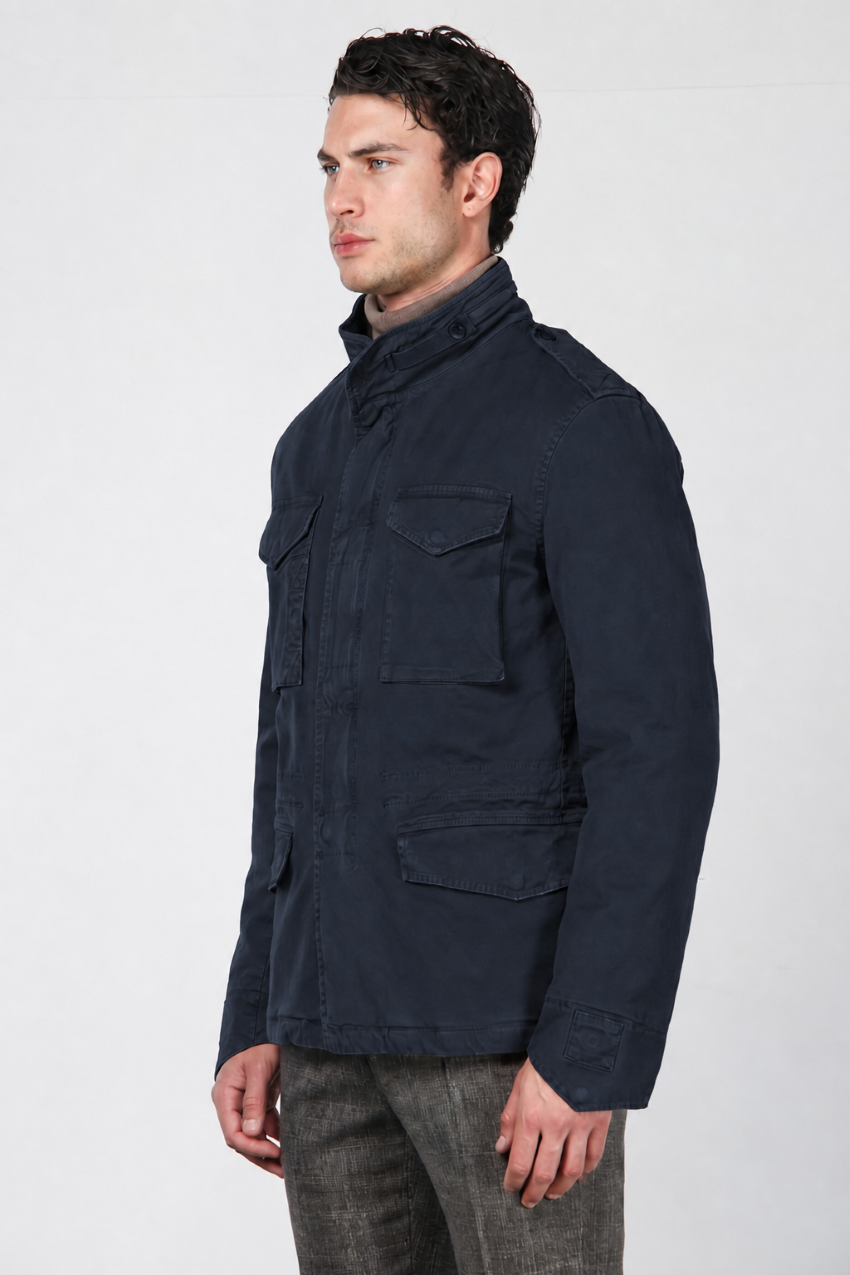 Field Jacket M74 uomo in broken stretch