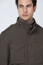 Field Jacket M74 uomo in broken stretch