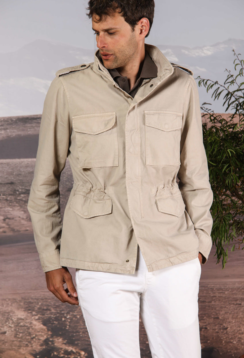 Field Jacket M74 uomo in canvas oxford