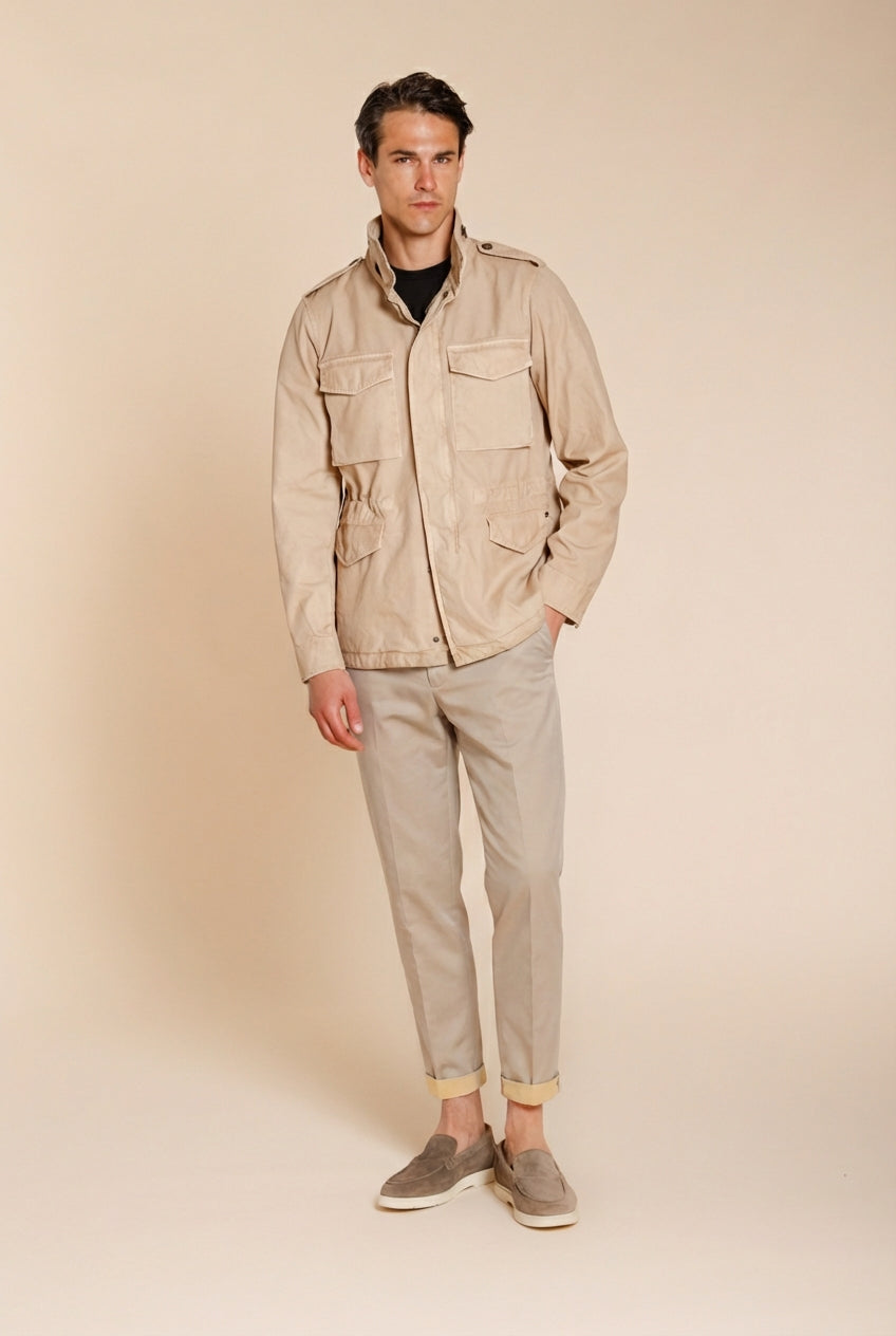 Field Jacket M74 uomo in canvas oxford ①