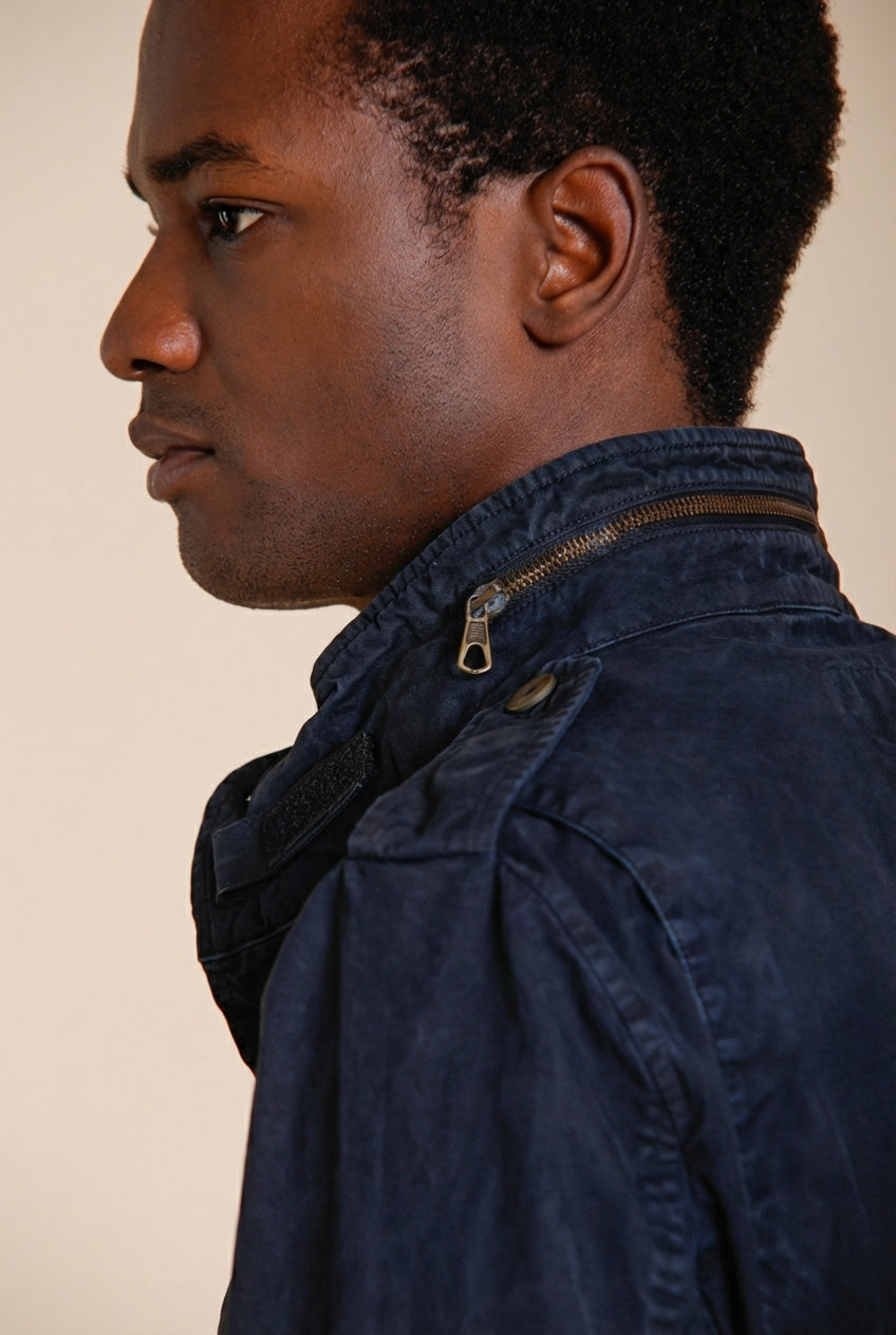 Field Jacket M74 uomo in canvas oxford ①