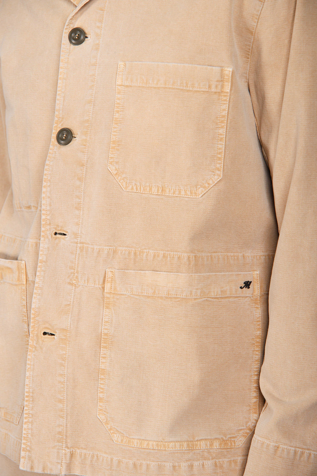 Detroit M74 Overshirt Herren aus geflammtem Panama