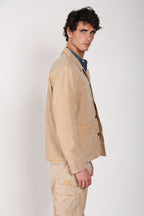 Detroit M74 Overshirt Herren aus geflammtem Panama