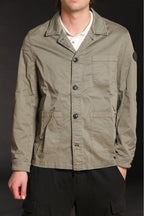 M74 Work Jacket field jacket uomo logo edition in cotone e tencel ①