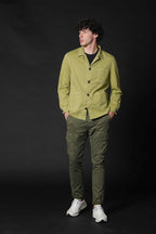M74 Work Jacket field jacket uomo logo edition in cotone e tencel ①