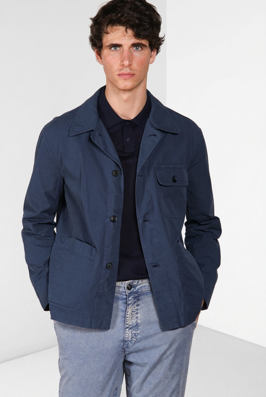 Work Jacke Overshirt Herren aus Oxford-Canvas ①