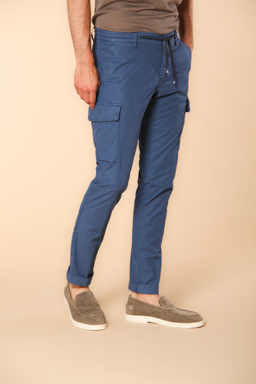 Chile Jogger pantalone cargo uomo in tela paracadute extra slim fit