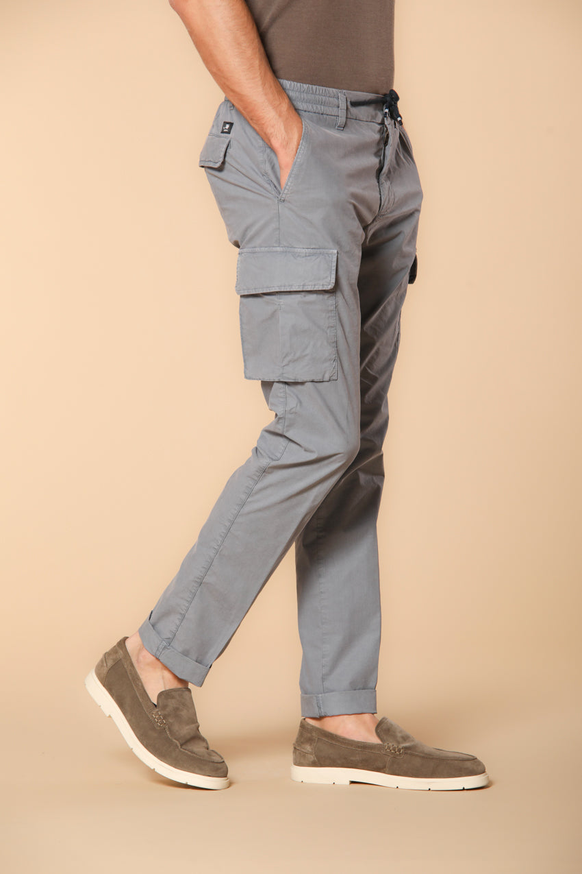 Chile Jogger pantalone cargo uomo in tela paracadute extra slim fit