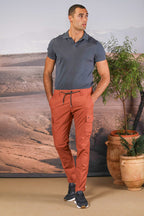 Chile Jogger pantalone cargo uomo in tela paracadute extra slim fit