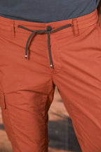 Chile Jogger pantalone cargo uomo in tela paracadute extra slim fit