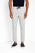 Chile Jogger pantalone cargo uomo in tela paracadute lyocell e cotone extra slim fit