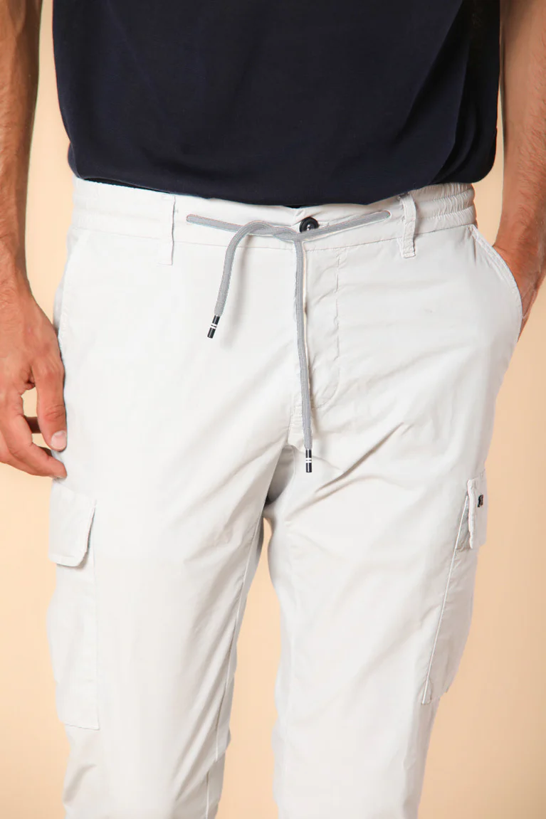 Chile Jogger pantalone cargo uomo in tela paracadute extra slim fit