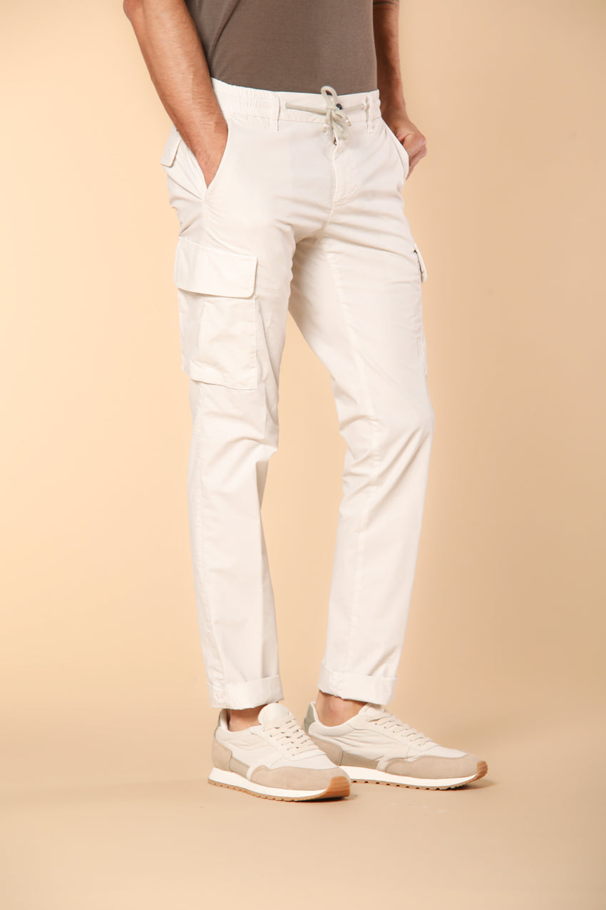 Chile Jogger pantalone cargo uomo in tela paracadute extra slim fit