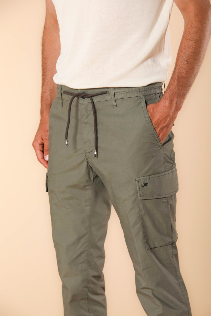 Chile Jogger pantalone cargo uomo in tela paracadute extra slim fit