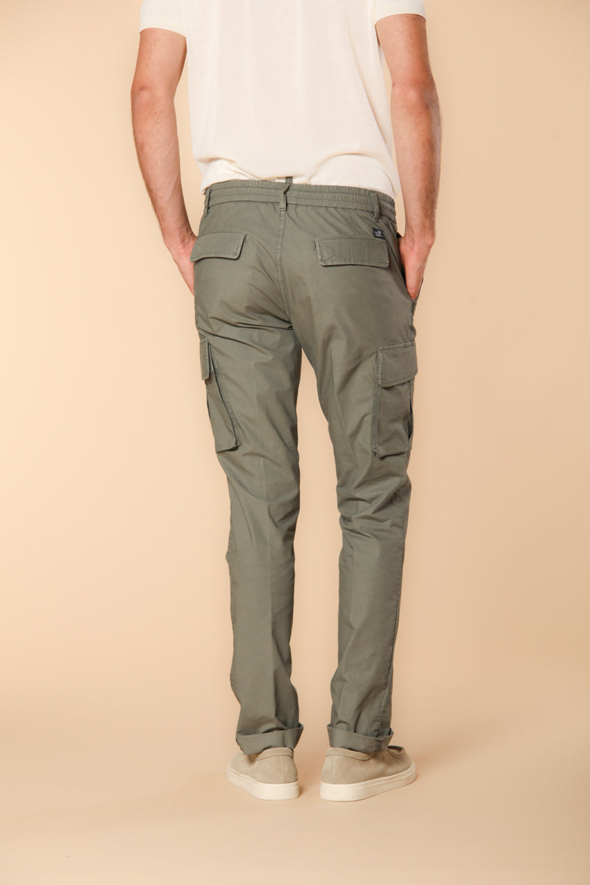 Chile Jogger pantalone cargo uomo in tela paracadute extra slim fit