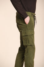 Foto 2 Chile Jogger pantalone cargo uomo in velluto 1500 righe extra slim fit