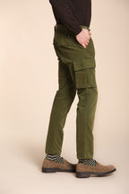 Foto 4 Chile Jogger pantalone cargo uomo in velluto 1500 righe extra slim fit