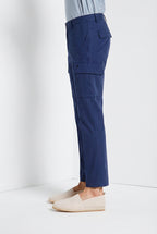 Chile Jogger pantalone cargo uomo in tela paracadute lyocell e cotone extra slim fit