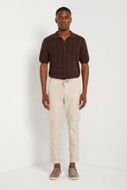 Chile Jogger pantalone cargo uomo in tela paracadute lyocell e cotone extra slim fit