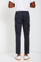 Chile Jogger pantalone cargo uomo in tela paracadute lyocell e cotone extra slim fit