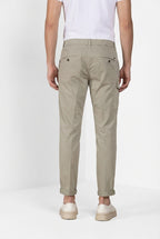 George Coolpocket pantalone cargo jogger uomo in gabardina stretch Logo Edition carrot fit ①