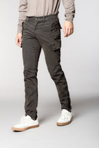 Bolivia  pantalone cargo uomo in gabardina regular fit
