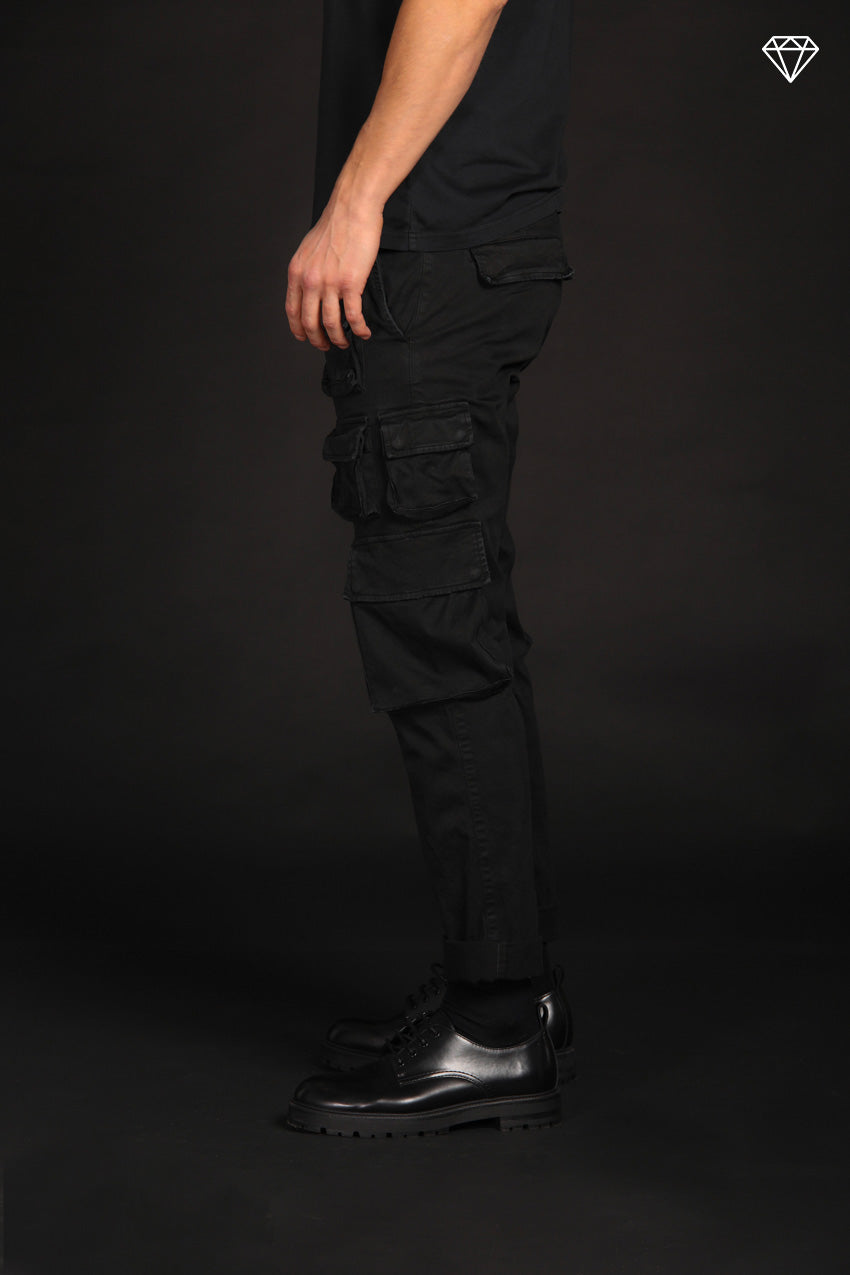 Caracas pantalone cargo uomo in gabardina regular fit