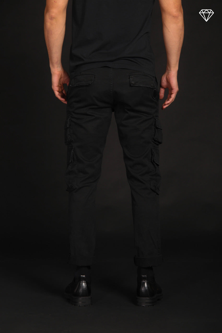 Caracas pantalone cargo uomo in gabardina regular fit