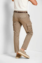 Chile pantalone cargo uomo in gabardina stretch regular fit