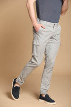 Chile pantalone cargo uomo in cotone pima regular fit
