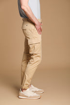 Chile pantalone cargo uomo in cotone pima regular fit