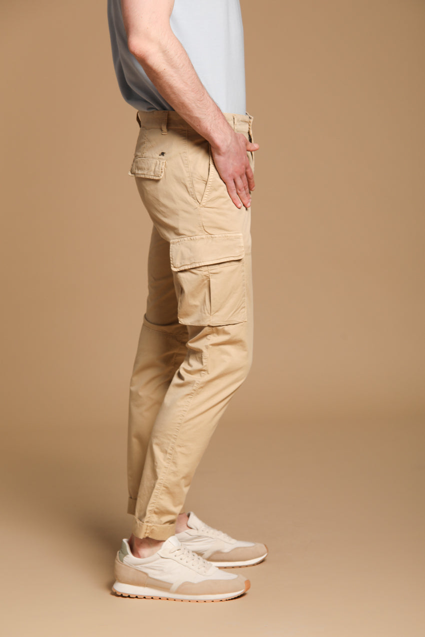 Chile pantalone cargo uomo in cotone pima regular fit