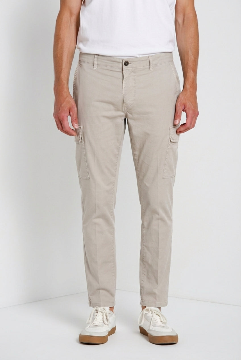 Chile Hose Cargo Herren aus Stretch-Gabardine regular fit