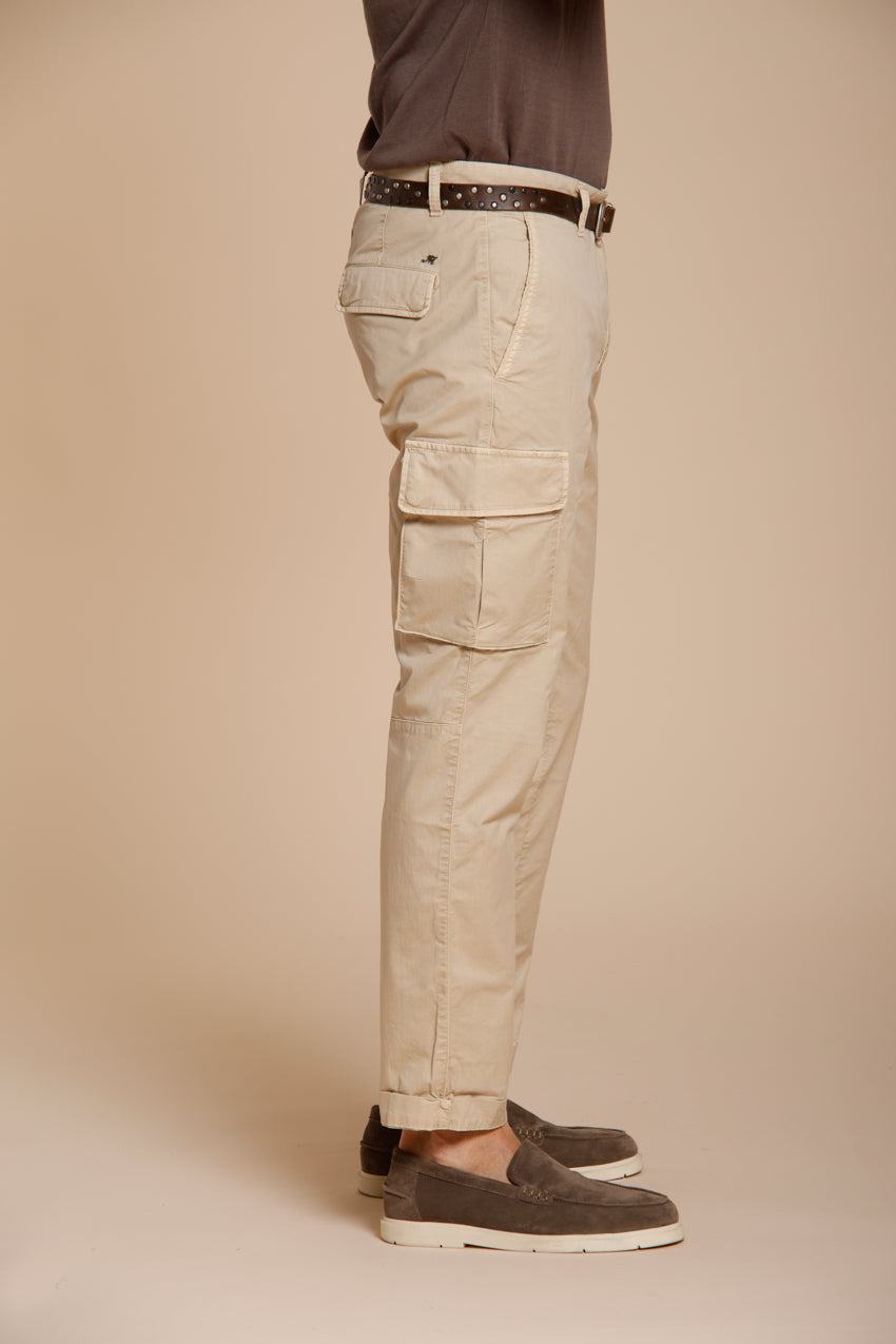 Chile Hose Cargo Mann aus Stretch Gabardine regular fit