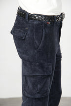 Chile Herren-Cargohose aus breit geripptem Samt mit regular fit
