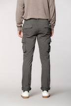 Chile pantalone cargo in gabardina stretch regular fit