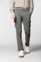 Chile pantalone cargo in gabardina stretch regular fit