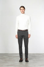 Chile pantalone cargo uomo in cotone stretch trama diagonale regular fit